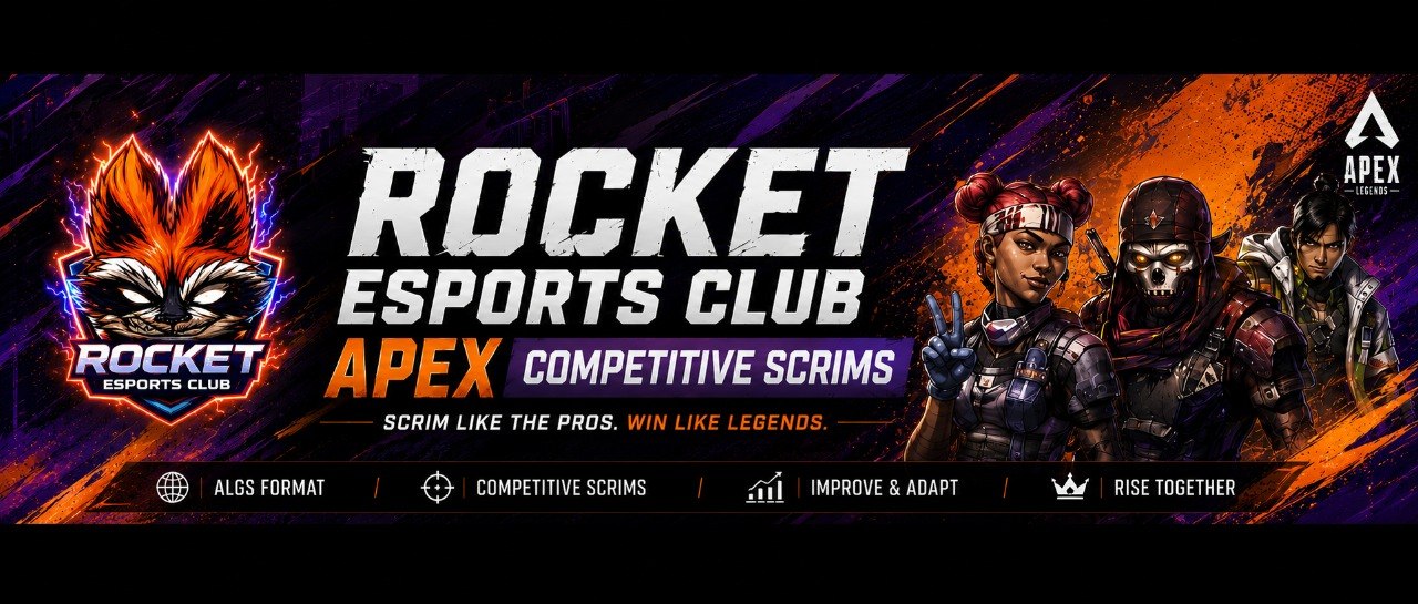 Rocket Esports Club Competitive Scrims banner